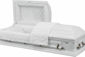 Grafkist Canada Pilars - Hoogglans wit