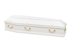 Grafkist Yris - wit hoogglans