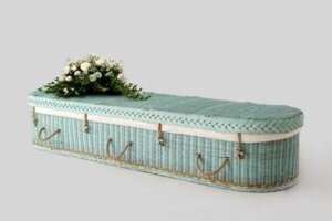 Rieten uitvaartmand - Grant