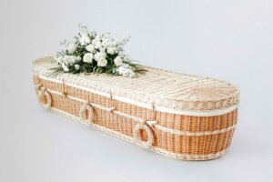Rieten uitvaartmand - Tyler