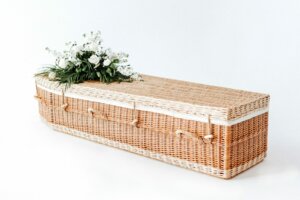 Rieten uitvaartmand - Jackson