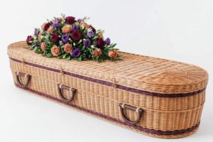 Rieten uitvaartmand - Monroe