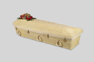 Rieten uitvaartmand - Clarkson