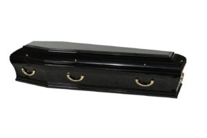 Grafkist Verso - zwart hoogglans