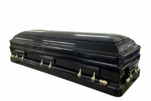 Grafkist Senator - hoogglans zwart